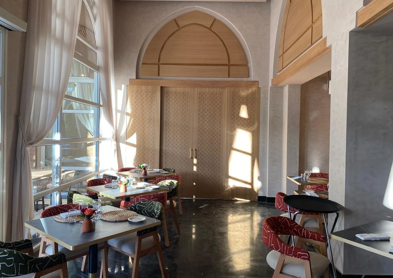 Zonas comunes · Buffet en Marrakech, Marruecos